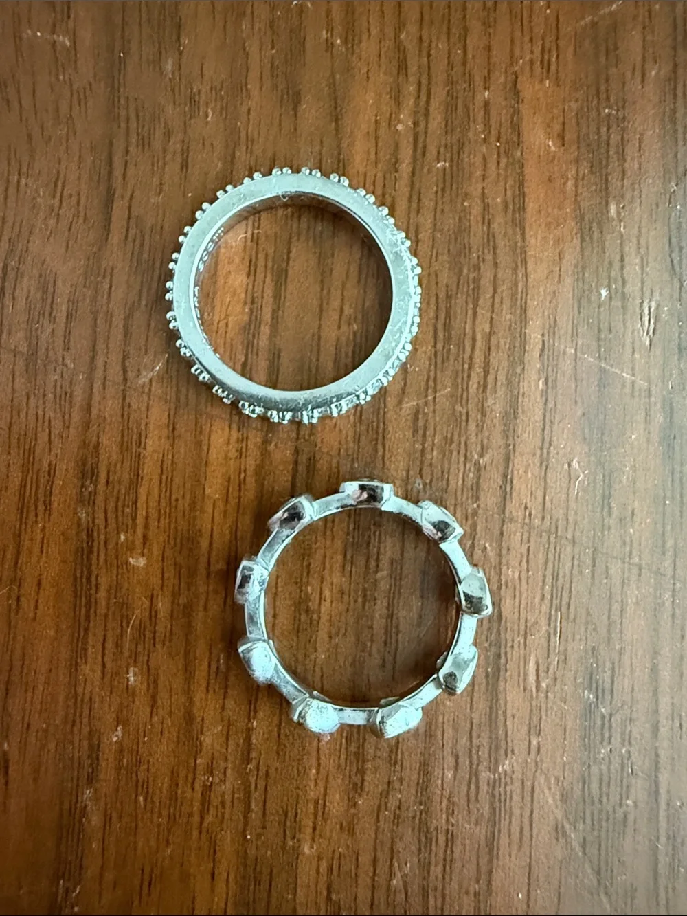 Silver Size 5 Kendra Scott Ring set